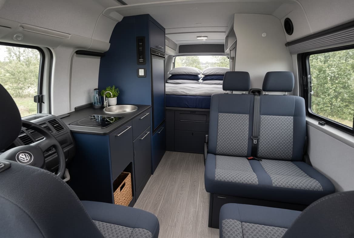 2016 VW T6 102PS SWB — Three Bridge Automatic Conversion photo